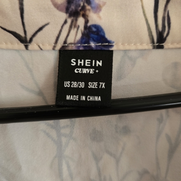 SHEIN Multicolor Floral Long Sleeve Dress - Picture 3 of 3